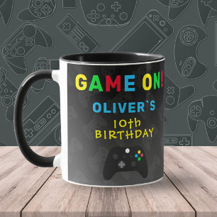 Caneca Aniversário de Jogos do Controlador de Vídeo