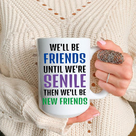 Caneca Aniversário do Melhor Amigo do Script Engraçado |
