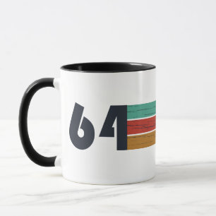 Caneca Aniversário estilo vintage de 1964