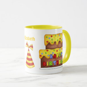 Caneca Aniversário Nome Mug