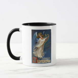 Caneca Anjo com uma harpa