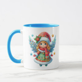 Caneca Anjo de Neve Natal