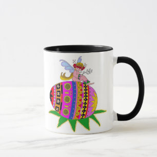 Caneca Anjo e um Pysanka