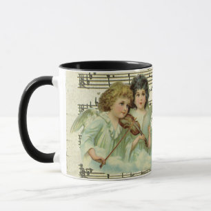 Caneca Anjos Vitorianos Violino e Partitura