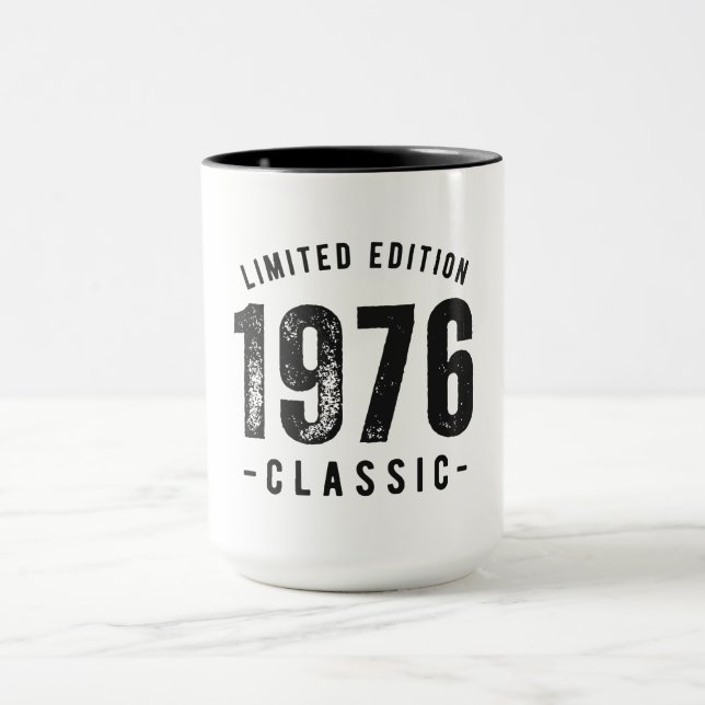 Caneca Ano Clássico de Nascimento de 1976 (Centro)