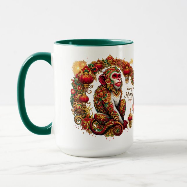 Caneca Ano da caneca-macaco (Esquerda)