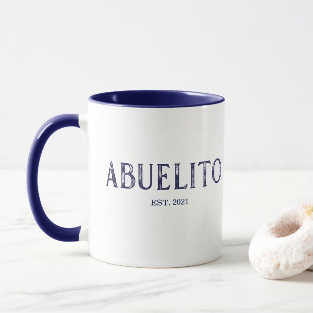 Caneca Ano de Fundação do Azul Abuelito (Com Donut)