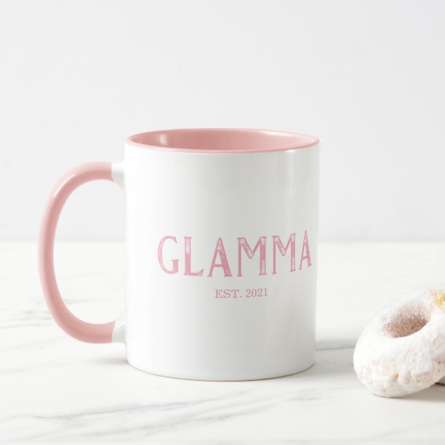 Caneca Ano de Fundação Pink Glamma (Com Donut)