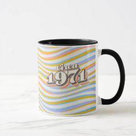 Caneca Ano de Nascimento - Por volta de 1971