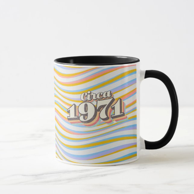 Caneca Ano de Nascimento - Por volta de 1971 (Direita)
