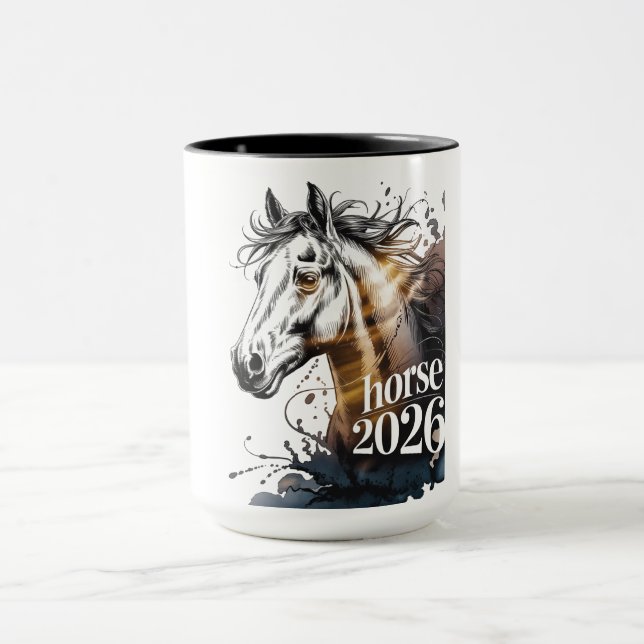Caneca Ano do Cavalo 2026 (Centro)