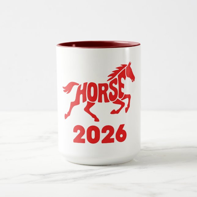 Caneca Ano do Cavalo 2026 (Centro)