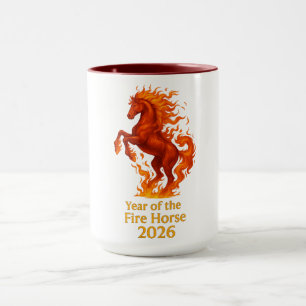 Caneca Ano do Cavalo de Fogo 2026