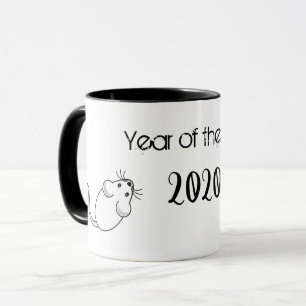 Caneca Ano do Rat 2020 Mouse com Texto