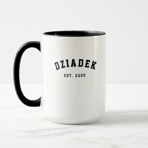 Caneca Ano Est Minimalista Dziadek