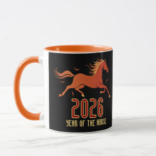 Caneca Ano Novo Cavalo de Fogo Chinês 2026