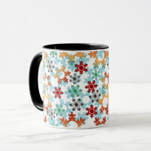 Caneca Ano novo, decoração, natal, ano novo, neve