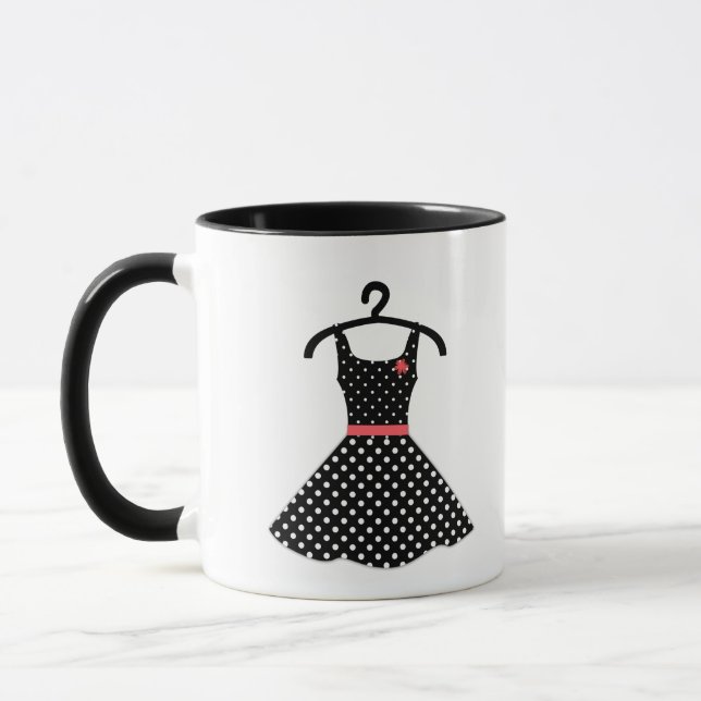 Caneca Anos sessenta, vestido (Esquerda)