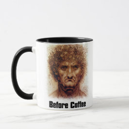 Caneca Antes do Café Depois do Café - Da Vinci Mona Lisa