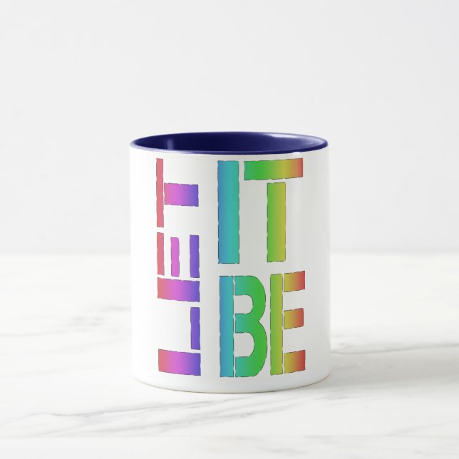 Caneca Anti-discriminação, que seja um café inspirador (Centro)