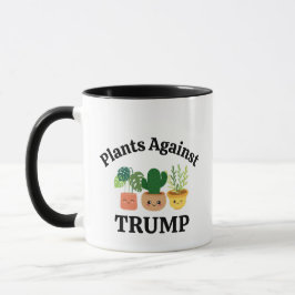 Caneca Anti Trump Planta Jardim Humor Planta Senhora Pai 