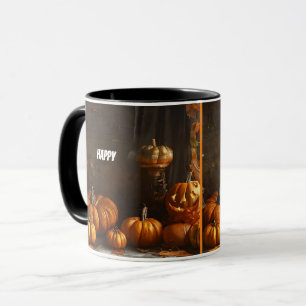Caneca Antiga Coleção de Halloween Feliz