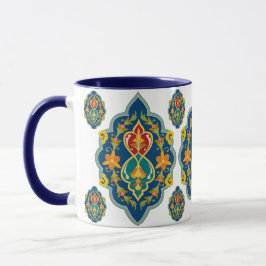 Caneca Antique Persian Pattern Look Seven-Tone Coffee Mug