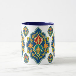 Caneca Antique Persian Pattern Look Seven-Tone Coffee Mug