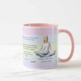 Caneca antistress relax calm serenity yoga zen 