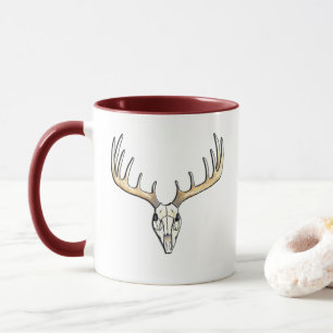 Caneca Antlers do veado dos cervos de Whitetail grandes