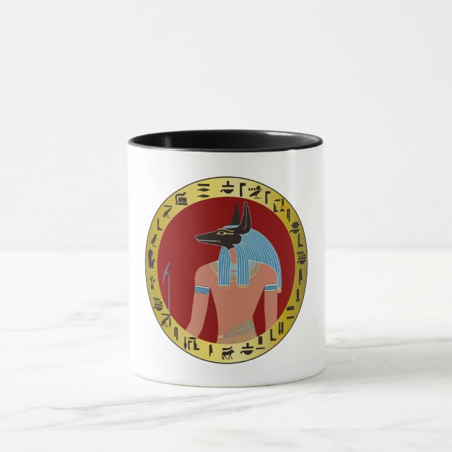 Caneca Anubis, Deus Egípcio (Centro)
