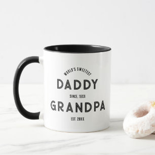 Caneca Anúncio de Gravidez do Novo Avô no Dia dos Pais