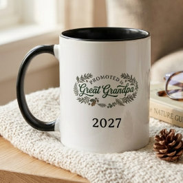 Caneca Anúncio de Gravidez do Novo Bisavô