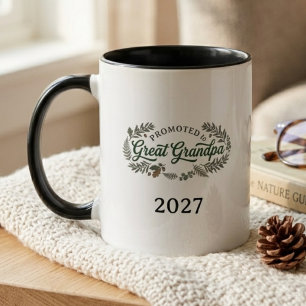 Caneca Anúncio de Gravidez do Novo Bisavô