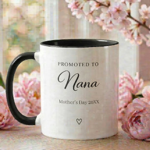 Caneca Anúncio de Gravidez no Dia das Mães: Vovó