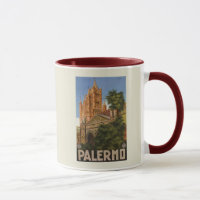 anúncio italiano do viagem de Palermo Sicília do