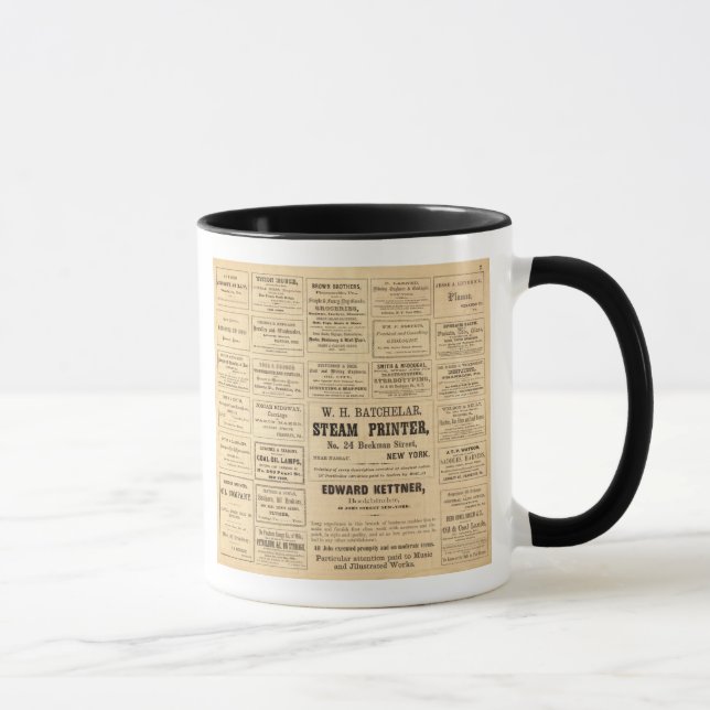 Caneca Anúncios para petróleo (Direita)