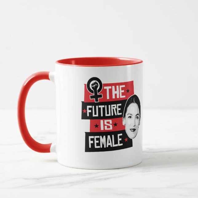 Caneca AOC O Futuro é Feminino (Esquerda)
