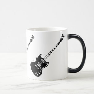 Caneca aparecendo ativada calor da guitarra