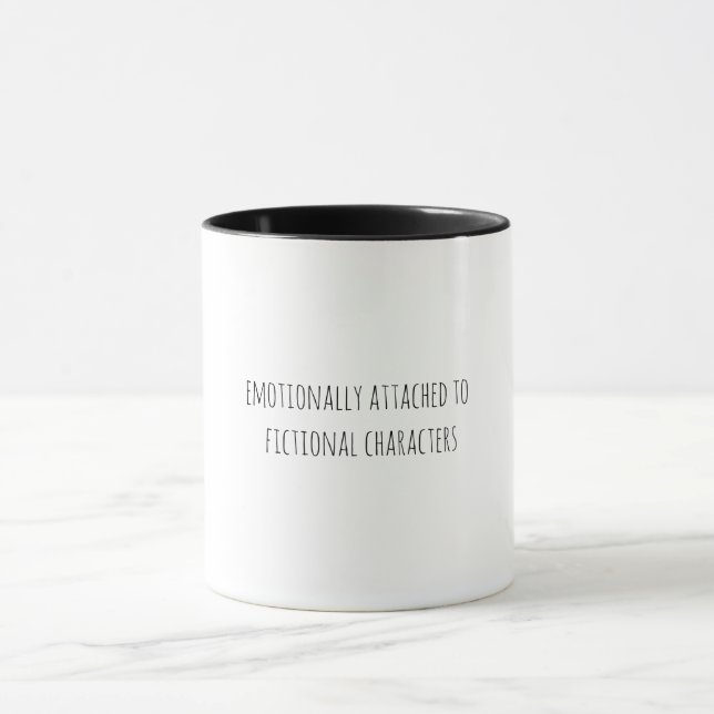 Caneca Apegado Emocionalmente a Personagens Fictícios Can (Centro)