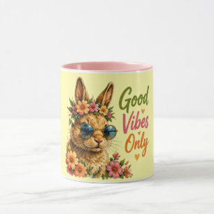 Caneca Apenas Boas Vibrações Verão ☀️ Trendy Positivo 