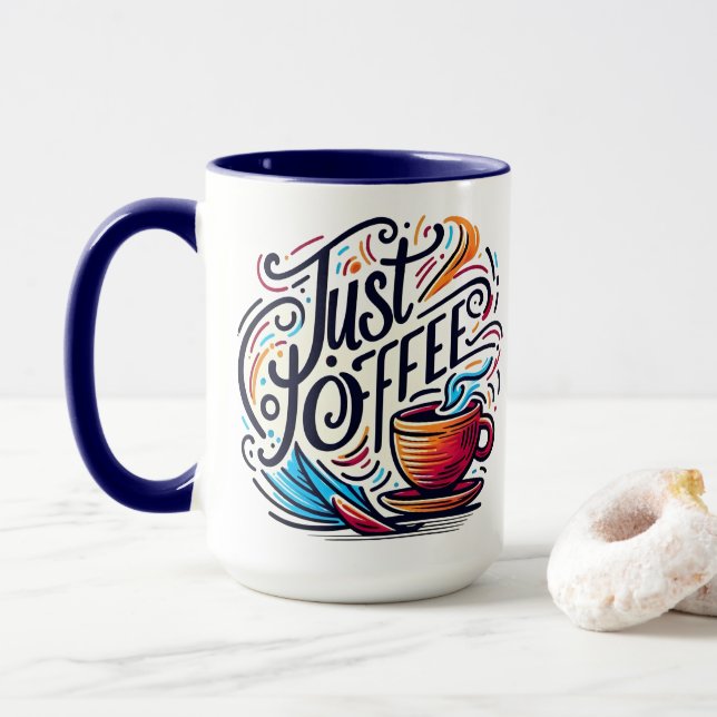 Caneca Apenas Café (Com Donut)