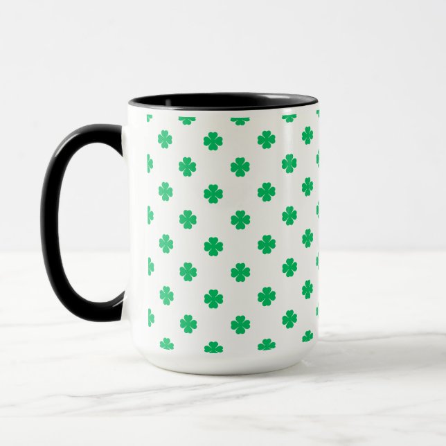 Caneca Apenas Design de Trevos  (Esquerda)