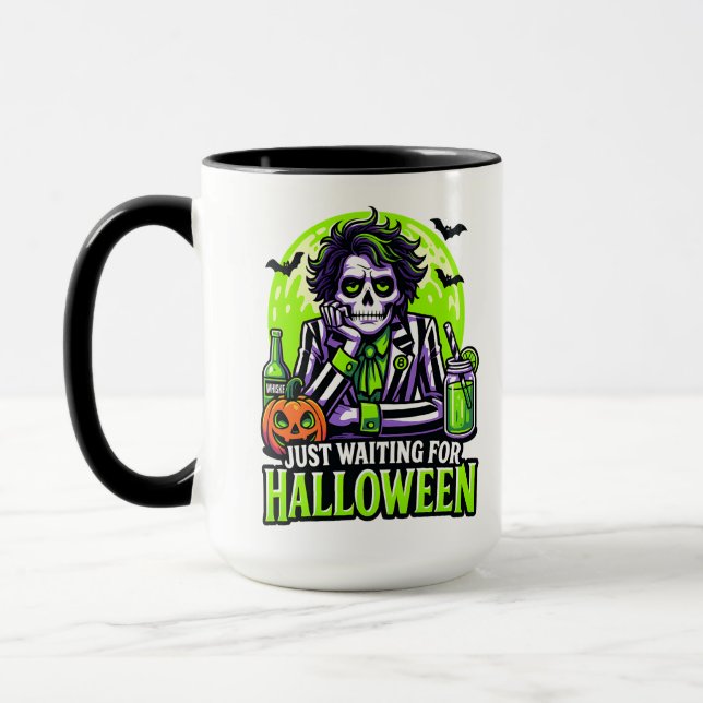 Caneca Apenas Esperando pelo Halloween – Temporada Assust (Esquerda)