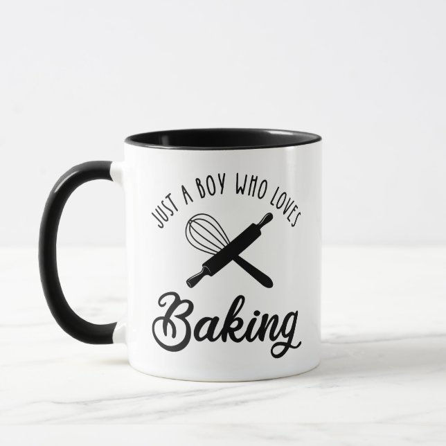 Caneca Apenas Um Menino Que Adora Baking (Esquerda)