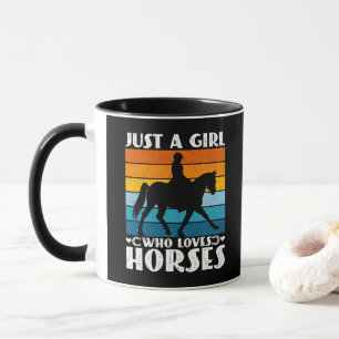 Caneca Apenas uma garota que ama cavalos Dona de cavalo e