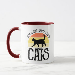 Caneca Apenas Uma Garota Que Ama Gatos