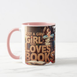 Caneca Apenas uma garota que ama livros