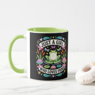 Caneca Apenas uma garota que ama sapos