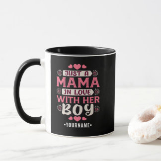 Caneca Apenas uma mamã apaixonada pelo seu filho